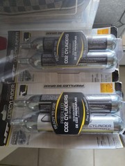 JT CO2 Cylinder, 2 pack, NIP, 90 gram, Pre-filled cylinders, Paintball, Airsoft