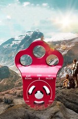 Single Climbing 30KN Rescue Pulley for 13mm Rope Arborist Rappelling Climbing