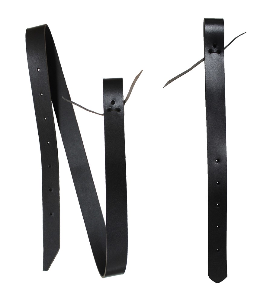 Horse Horse Western Saddle Leather Off Billet & Cinch Strap Set w/ Holes 40425