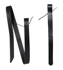Horse Horse Western Saddle Leather Off Billet & Cinch Strap Set w/ Holes 40425