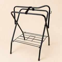 Folding Saddle Rack Freestanding Folding Saddle Stand Powder Coated