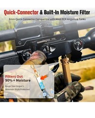 High-Pressure 4-Stage PCP Hand Pump 30MPa for Air Rifles, HPA Tanks, Paintball
