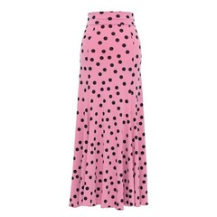 FF-2501 Spain-Made High-Waist Skirt / Smoky Pink (Mail shipping for 1 item only)