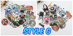 100 Waterproof Skateboard Sticker Bomb Laptop Luggage Decals Dope Sticker Bottle