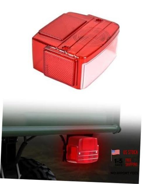 Red Tail Light Housing for Kawasaki Mule, 1PC Rear Brake Stop Lamp Cover Tail