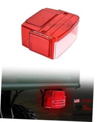 Red Tail Light Housing for Kawasaki Mule, 1PC Rear Brake Stop Lamp Cover Tail