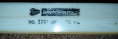 Vintage Ben Pearson Recurve Bow, No. 3350 60″ 30lbs(no string), Used