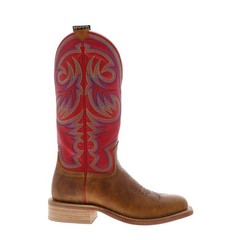 Hyer Sawyer 13″ Exotic Leather HM11007 Mens Brown Western Cowboy Boots