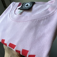 Thrasher Magazine Godzilla Logo Light Pink Women’s Small Skateboarding T-Shirt