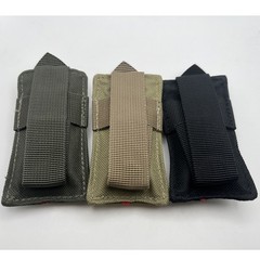 Airsoft Bright Red Dead Rag Quick Deploy Pouch Molle Compatab Black Color