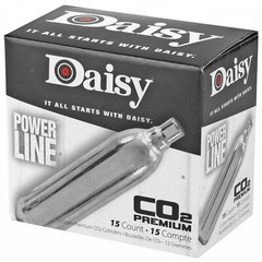 Daisy 7015 Powerline CO2 Cylinders 12 Grams 15 Per Box Replacement Cartridges
