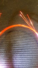 .5mm/.019″ Ultra Neon Flex Replacement Bow sight Fiber Optic 24″ AMBER Thin Flex