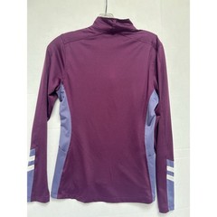 Kerrits Maroon Gray Long Sleeve Shirt Lightweight Equestrian Jacket Sz XS Riding