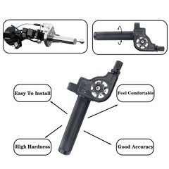 CNC Aluminum Motorcycle Throttle Grip W/ Cable For Dirt Pit Bike 7/8″ 22mm
