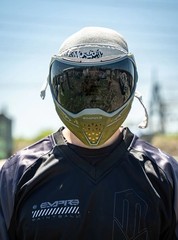 Empire EVS Thermal Paintball Goggles Mask – Crystal Clear Olive ICE w/ Gold lens