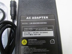 Charger 42V 2A – replaces the Bird, Lime, Lime-S, Skip, Spin Xiami M365