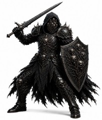 Dark Skull Knight Sticker Gothic Reaper Warrior Vinyl Decal Grim Medieval