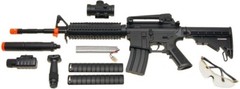 Multi Option HL Double Eagle M4/M16 Style Semi/Full Auto Airsoft Electric Rifle