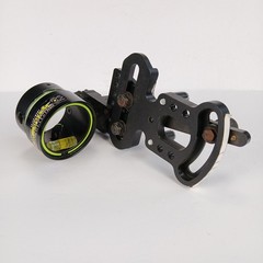HHA Sports Single Pin Adjustable Bow Sight Black Archery Hunting