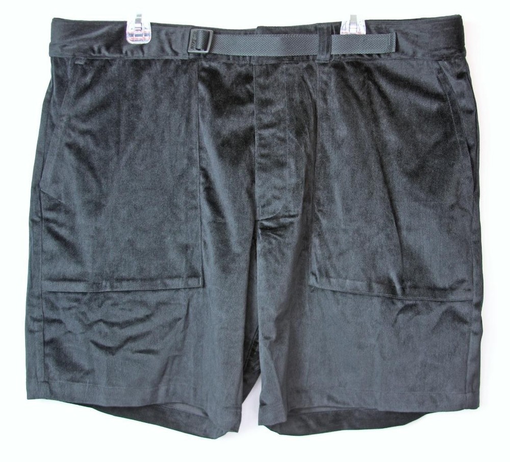 Nike Mens 40 Shorts Corduroy Dri Fit Flex Casual Belted Pockets SB Black $65 NEW