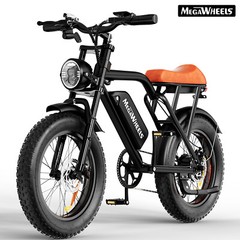 1500W ADULT ELECTRIC BIKE 60MILE 33MPH 20» FAT TIRES OFF-ROAD EMOUNTAIN BIKE