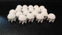 Finned First-Strike Compatible .68 3D Printed Paintball Rounds (Set of 20)