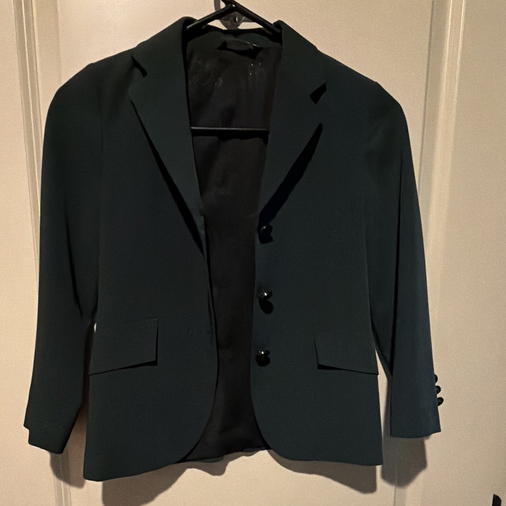 Grand Prix Women’s Dark Green English Show Coat Jacket, Size 6R