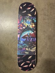101 Sal Barbier Pollution Graffiti Slick Prime Wood 8x31in. 90’s Skateboard Deck