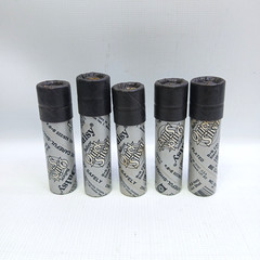 Lot 5 Vtg Daisy Quick Silver BB Zinc Plated Steel Air Shot 225 (3 Oz Ea) 4.5 Cal