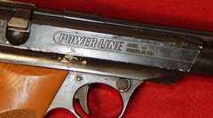 Very Rare Daisy Power Line Model 722 .22 Cal Air Target Pistol, Works Great!