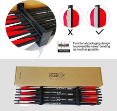 Eco-Friendly Carbon Crossbow Bolts – Consistent 12-Pack – Perfect for Practice