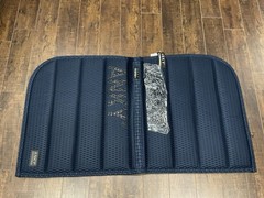 NWT ANKY Technical Pad Dressage Saddle Pad DR/Full Navy Air Stream Mesh