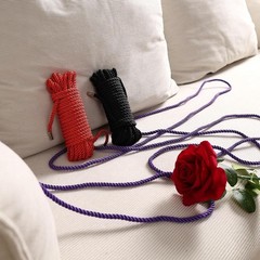 Silky Soft Nylon Rope 8MM Thick 32FT Long Skin-Friendly Decorative Tying Cord