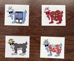 GOAT USA Stickers (Singles and Sets)*FREE SHIPPING*PICK YOUR OWN*NEW AND RARE*