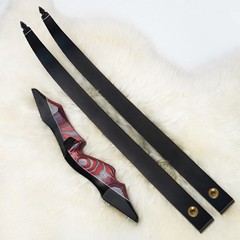 PMZ Archery 60″ Takedown Recurve Bow 35-60lbs Traditional Hunting Bow