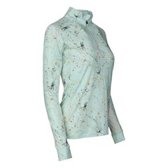 Dapplebay Dragonfly Meadow 1/4 Zip Riding Top – Long Sleeve with Mesh