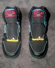 Size 10.5- New Balance Natas Kuapas x Numeric 480 High Black Lime Green