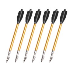 6-12 pcs 6.8″ Aluminum Fish Hunting Arrows Fishing Bolts for Pistol Crossbow