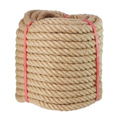 Manila Rope 3/4 Inch x 50 Feet, Twisted Thick Rope for Landscaping, Crafts, S…