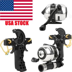 Archery Fishing Catapult Slingshot Fishing Reel 2.8:1 Kit Shooting Target