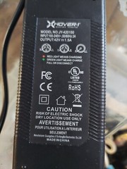 Original cmHover-1 Charger For Electric Scooter RALLY(HI-RALY) JY-420150-3holes