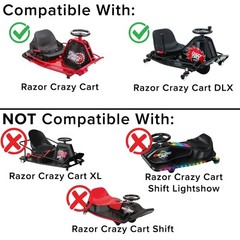 24 Volt 5 Ah Battery Pack (with Harness) fits the Razor Crazy Cart and Drift DLX