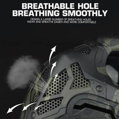 Airsoft Full Face Lurker Mask Paintball Protection Halloween Cosplay Costume BCP