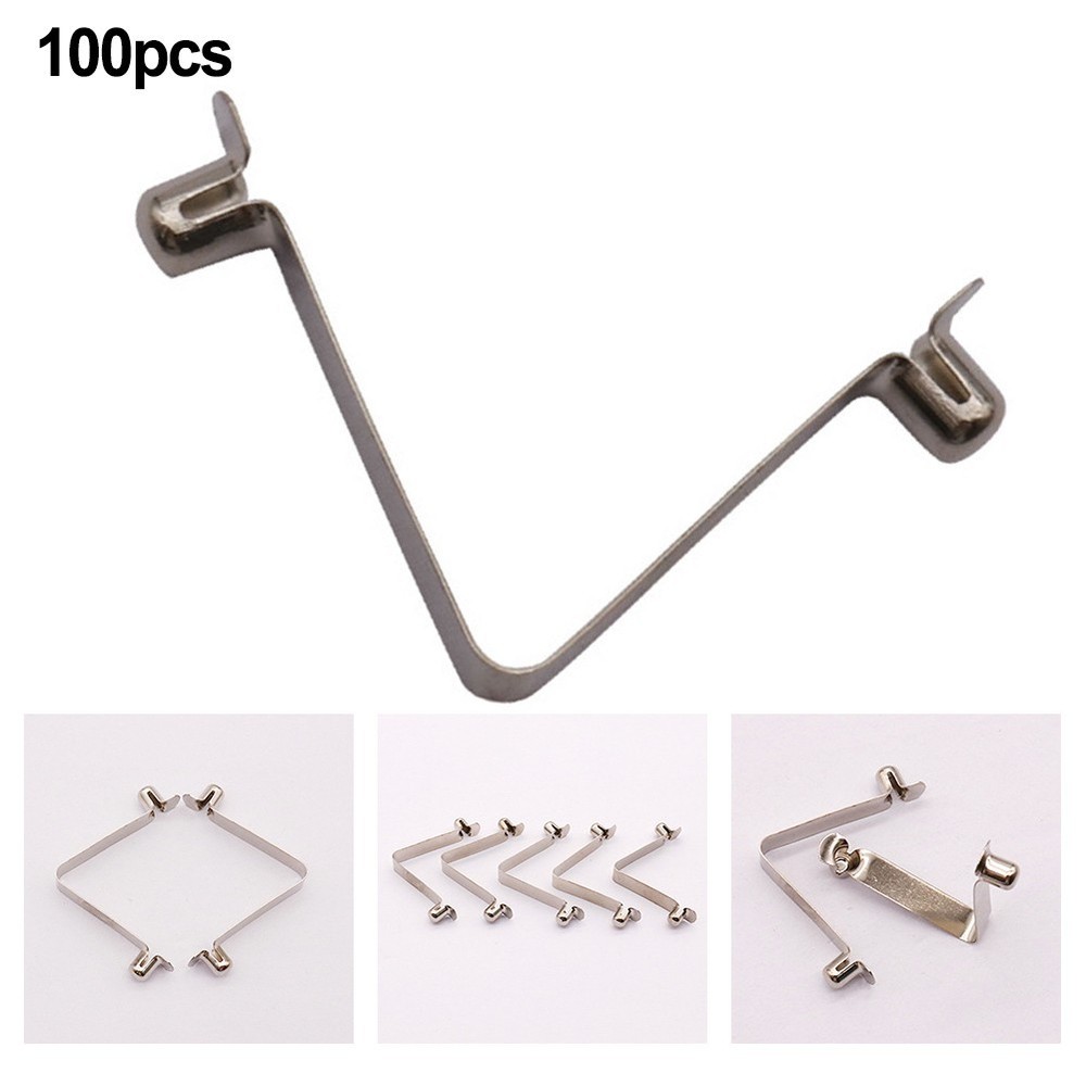 Reliable Pack of 100 Spring Clips Designed for Tents and Paddle Boards