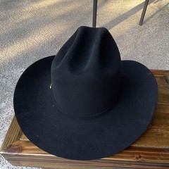 Vintage Larry Mahan’s By Milano Hat Co Fur Hat W Case Size 7 5/8 Made In The USA