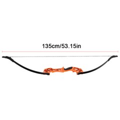 40lbs 53″ Takedown Recurve Bow Right Hand Target Arrow Shooting Practice Bow Set