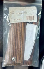 CUSTOM • Full Size 1911 Standard 1/4 Zebrawood 0.64 – 0 86