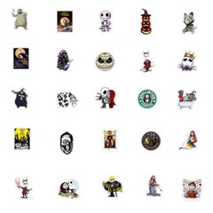 100pcs Skateboard Stickers Graffiti Laptop Sticker Luggage Car Decals Mix