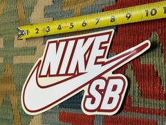 Vintage Nike SB Logo 10in Sticker Large Skateboarding Decal Rare Authentic