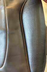 WOW SADDLE DRESSAGE FLAPS – custom color combo! Dark brown w/ black fixed block